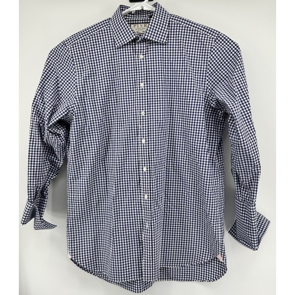 Thomas Pink Other - Pink Thomas Pink Classic Fit Long Sleeve Button Down Blue Checkered 17/35